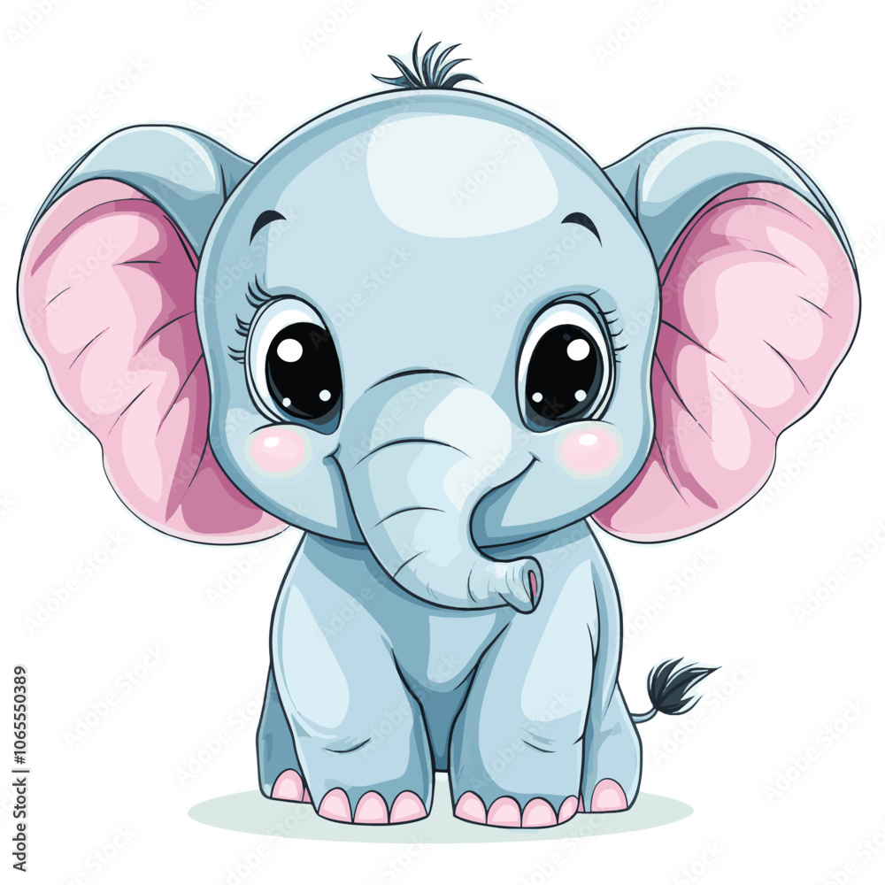 Obraz premium elephant cartoon character