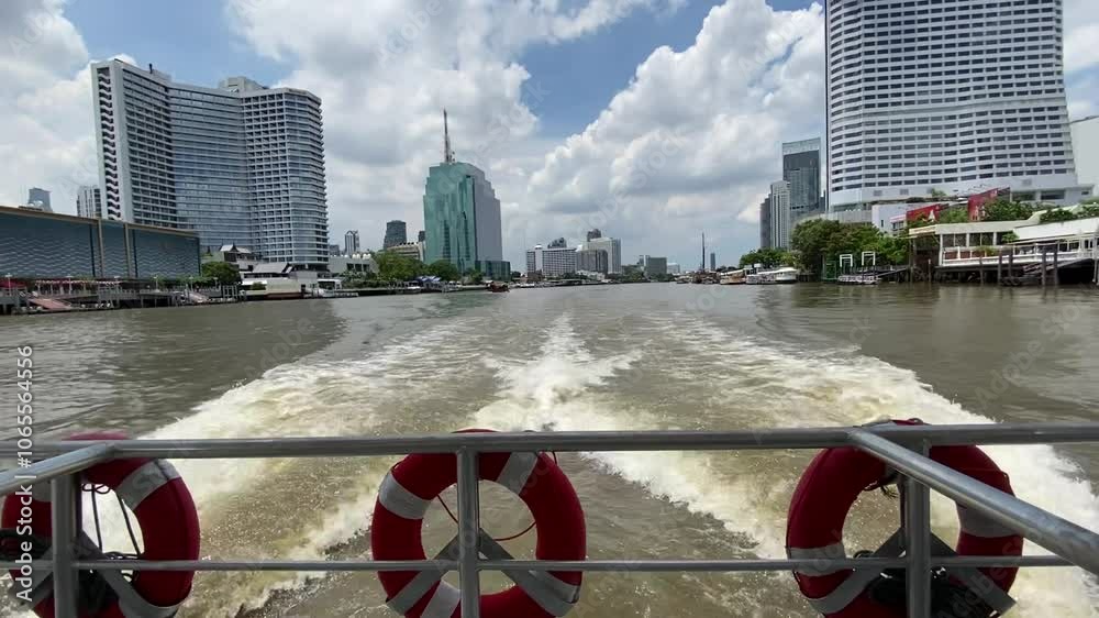 The view of the capital from the back of the boat is fun.