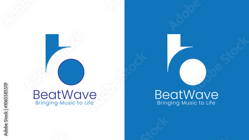 initial letter b logotype. Abstract music logo icon vector design. , night party. beat vector logo desighn 