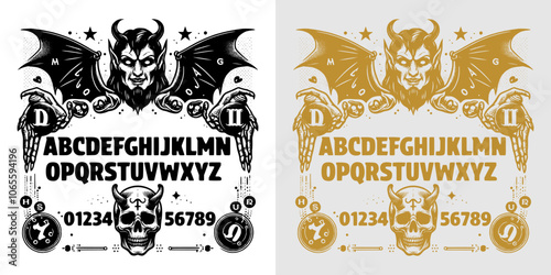 retro ornate ouija