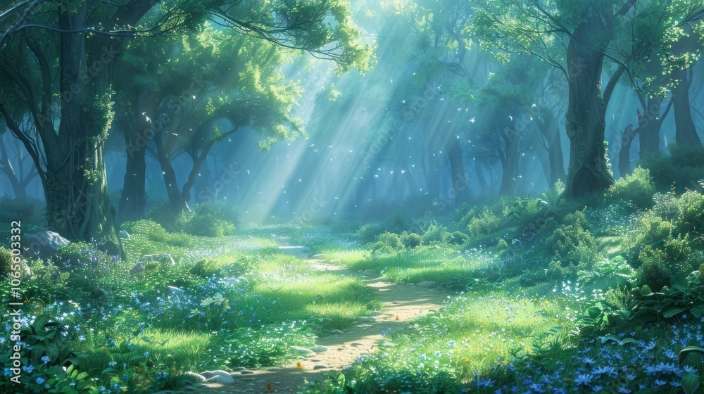 Fototapeta premium Enchanted Forest Path