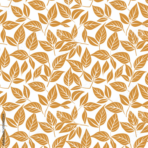 Leaf Seamless pattern Background. Leaves Pattern for fabric .leaf Wallpaper
