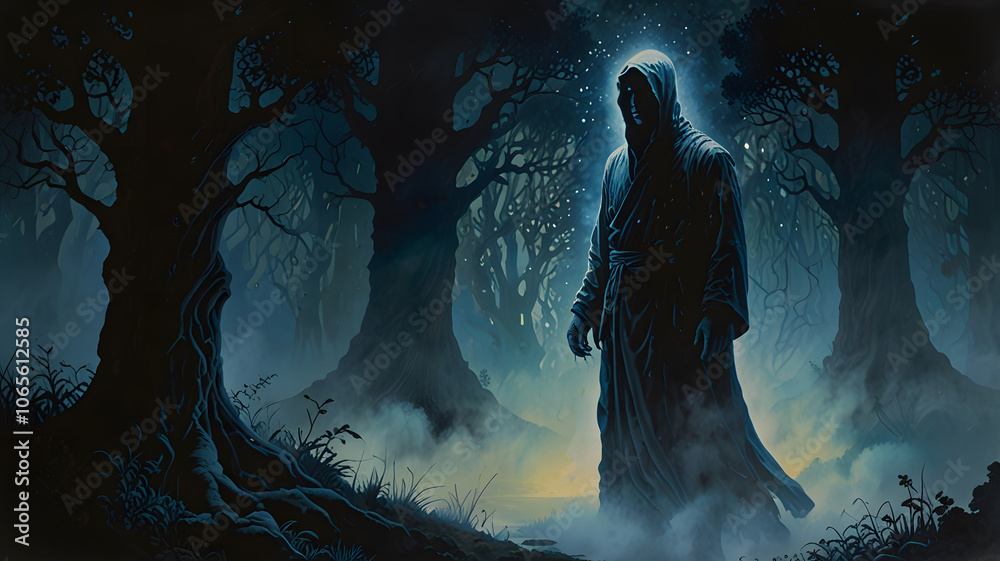 Fototapeta premium Wizards and witches in the world of magic Created with Generative AI technology.