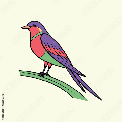 Creative Collection of various Bird's Illustration Design