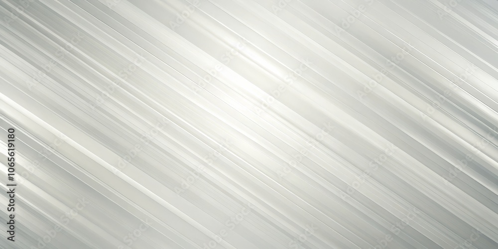 Fototapeta premium Abstract Diagonal Lines in White and Grey - A Minimalist Composition