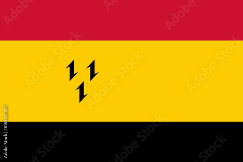 Flag of Purmerend Municipality (North Holland or Noord-Holland province, Kingdom of the Netherlands, Holland) 