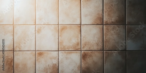 Deep cleaning stained tiles with mineral deposits for fresh look