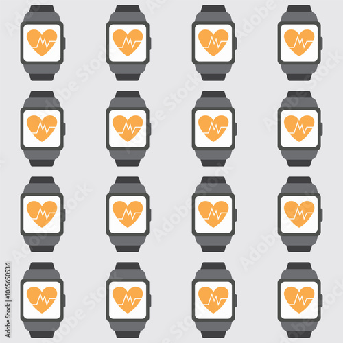 smartwatch love illustrations