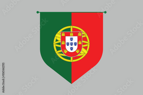 Free Download Portugal flag, The flag of Portugal, Flag of Portugal national country symbol illustration Vector, Rectangle Portugal flag illustration, Flat vector illustration
 - GFXLoad