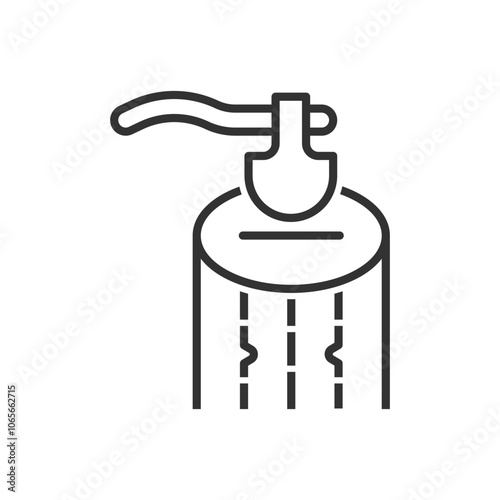 Log And Axe Icon