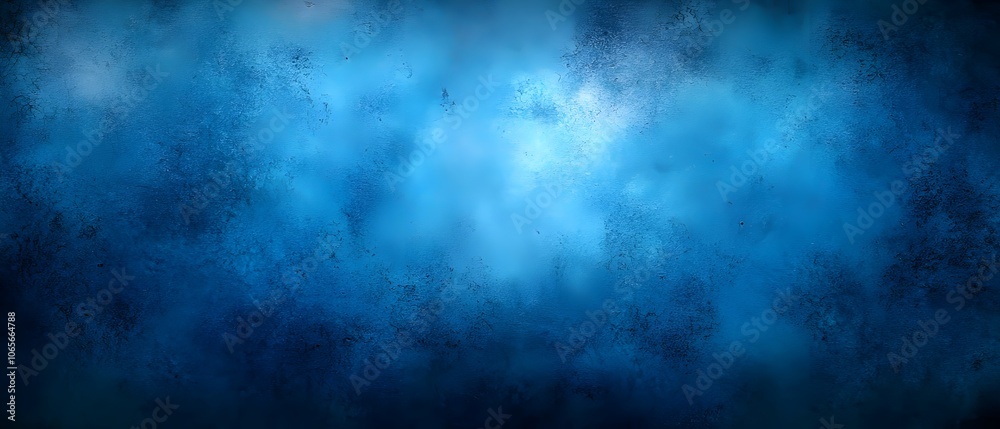 Obraz premium Fluid Deep Blue Watercolor Background with Artistic Liquid Patterns