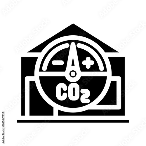 net zero energy building green glyph icon vector. net zero energy building green sign. isolated symbol illustration