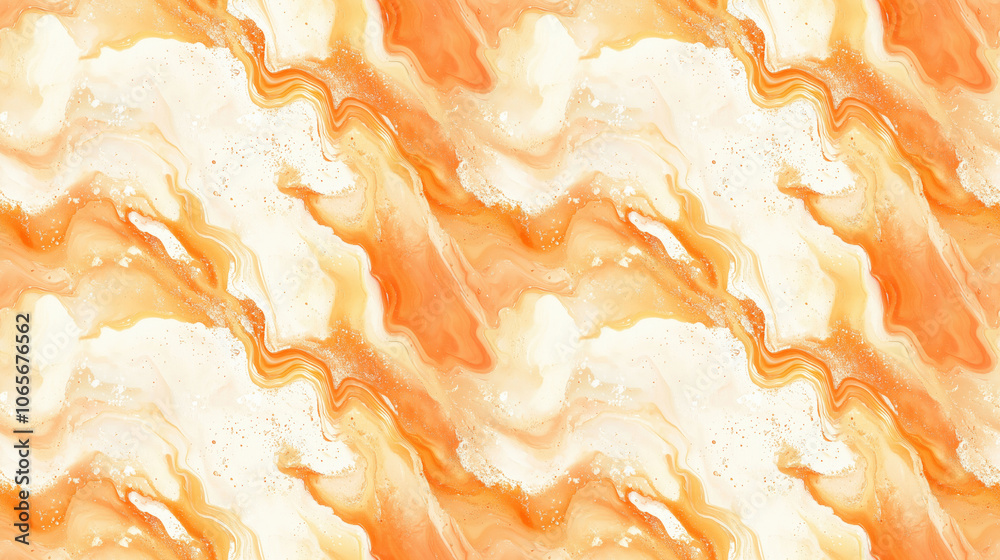 Caramel abstract painting seamless pattern featuring modern wet art print style perfect for textile design and creative projects Caramel abstract painting seamless pattern featuring modern wet art print style perfect for textile design and creative projects
