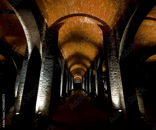 A view of the historic reservoirs on the Yellow Hill in Brno