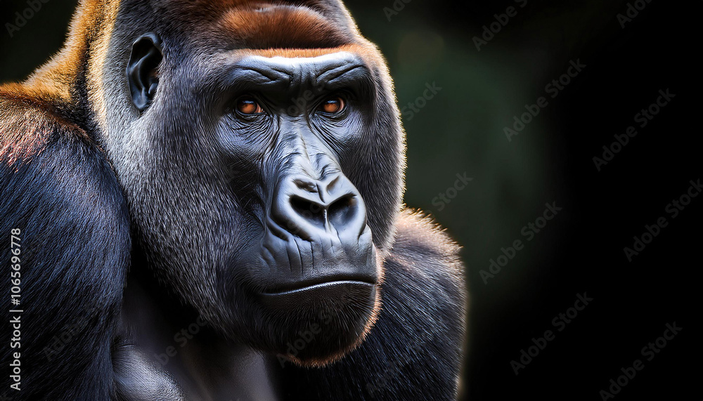 Fototapeta premium Close-Up of a Gorilla
