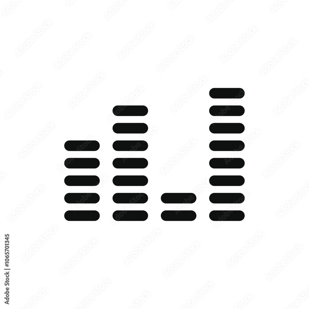 Obraz premium Volume icon Thin line flat illustration