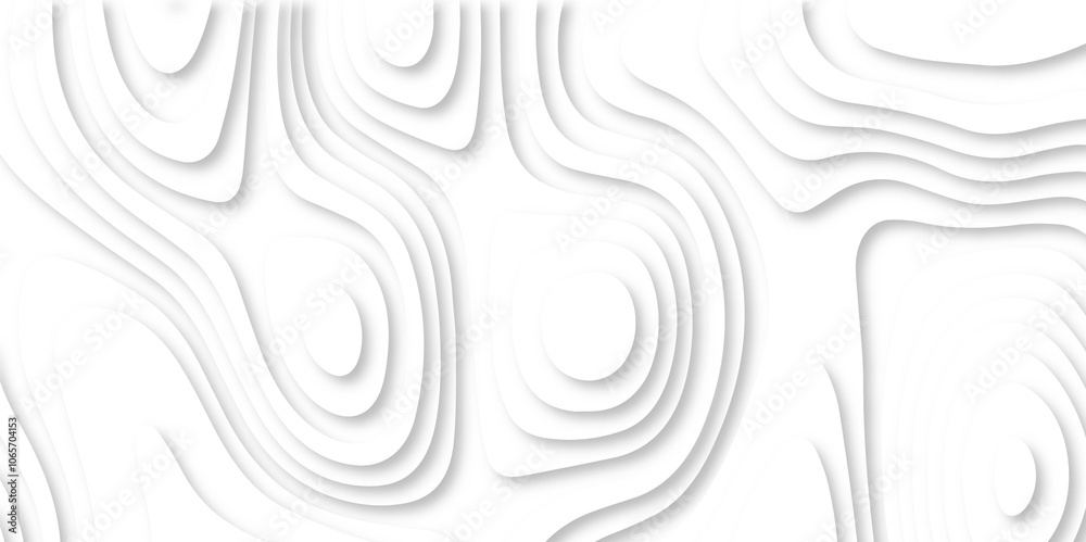 Fototapeta premium White paper cut decoration textured.