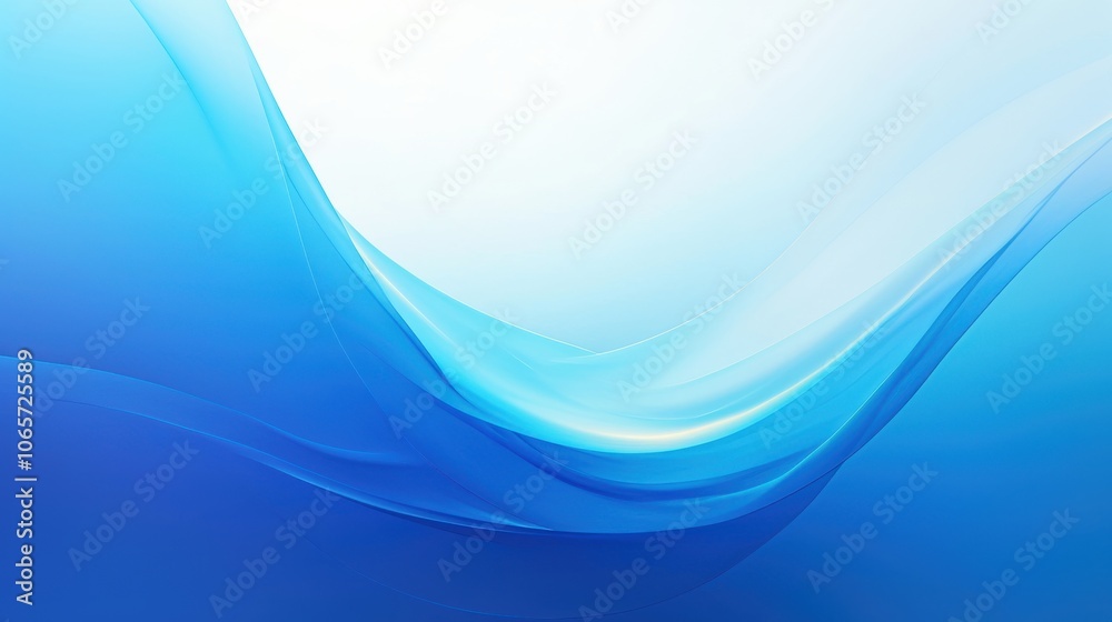 A serene abstract wave in soothing blue tones, evoking calmness and tranquility. A serene abstract wave in soothing blue tones, evoking calmness and tranquility.
