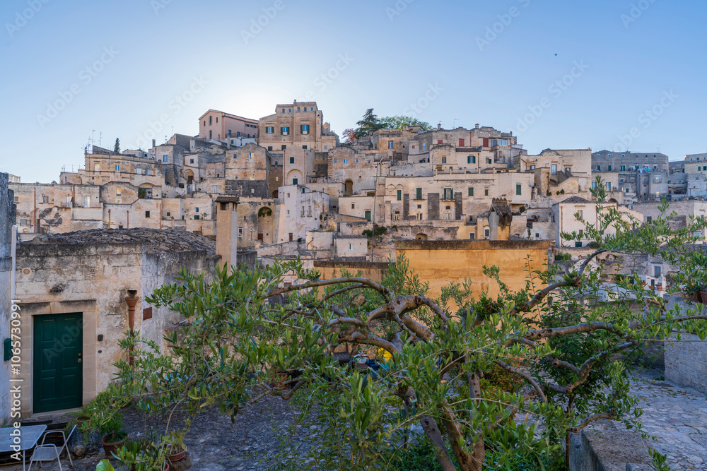 Fototapeta premium Matera old town view in Italy