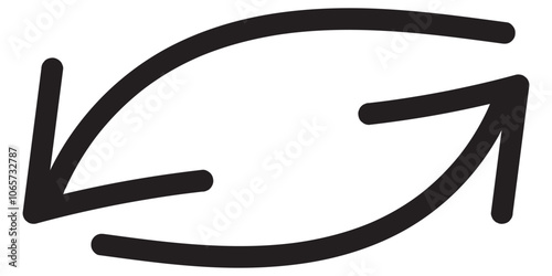 black curved graph with arrow png file type