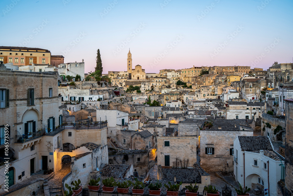 Fototapeta premium Matera old town view in Italy