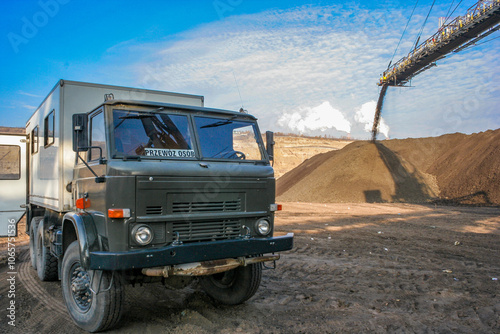 Brown coal mine in Poland