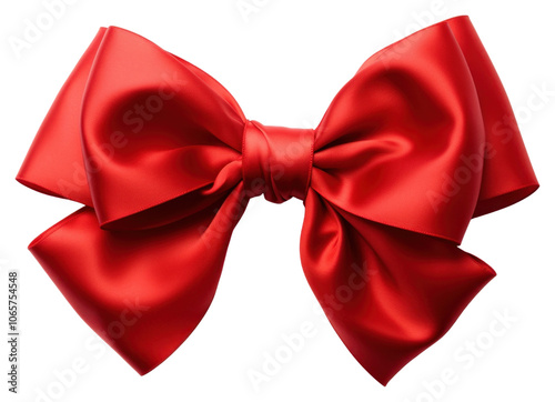 PNG Red bow white background celebration accessories.