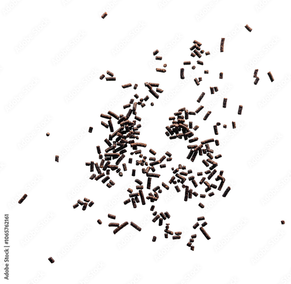 Obraz premium Chocolate sprinkles falling