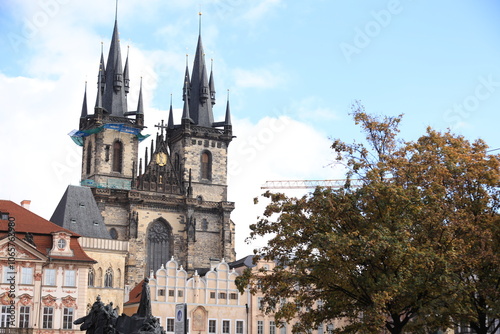 tyn church, cathedral,  praga, praha, prague, czech republic photo