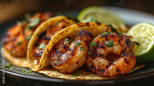 Grilled Shrimp Tacos with Lime