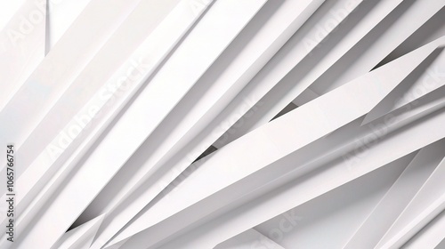 Abstract White Strips Background for Modern Design
