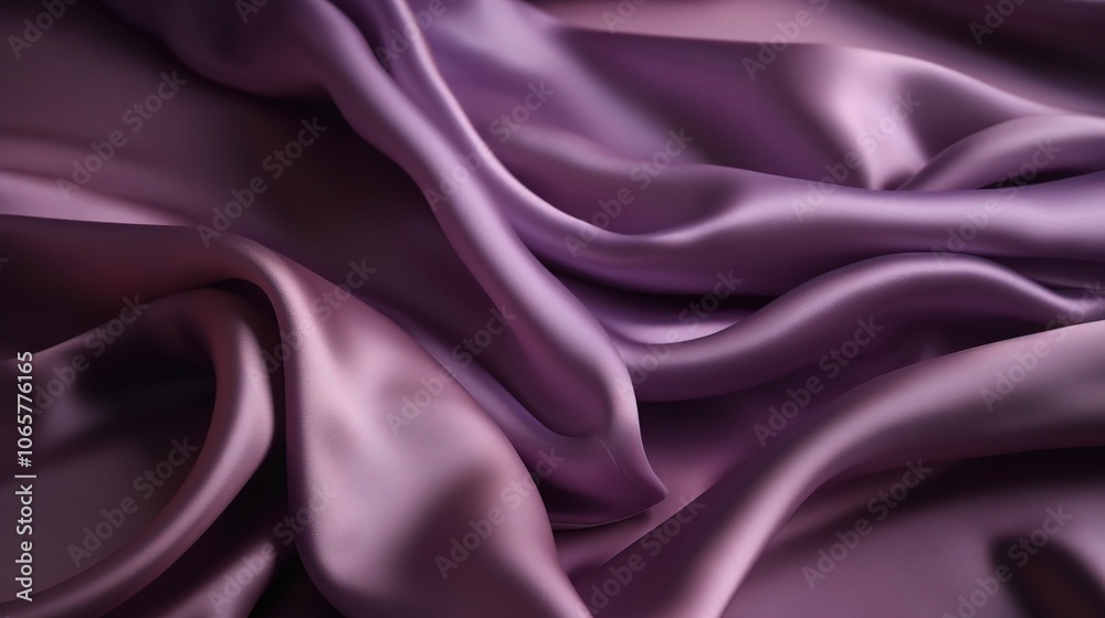 Obraz premium Elegant Silky Fabric in Soft Lavender Shades