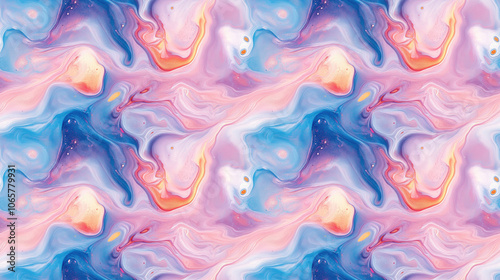 Wallpaper Mural Colorful seamless abstract texture pattern with watercolor and oil mix perfect for art wallpaper and digital design Torontodigital.ca