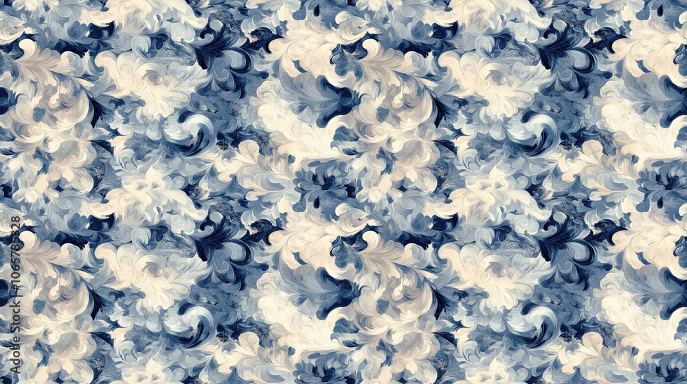 Fototapeta premium Seamless pattern of white watercolor cement wall texture with beautiful concrete stucco design ideal for background or surface applications