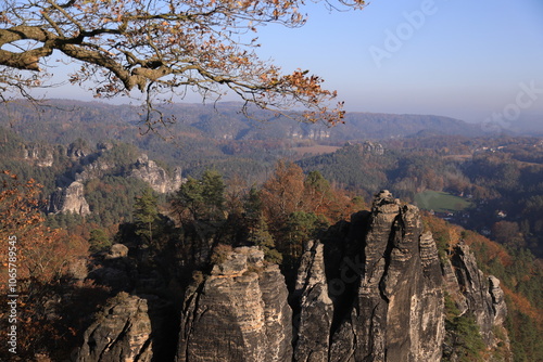 saxon switzerland and bohemian national park, germany