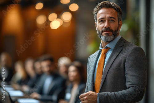 Diverse Team in a Meeting photo