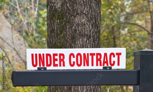 Home under contract sign