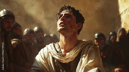 Stephen - First Martyr: Biblical Portrait of New Testament Character from the Christian Bible photo
