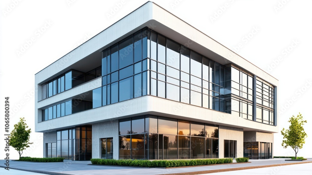 Fototapeta premium Modern office building.