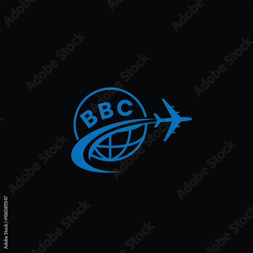 World Travel Agency Logo With Letter BBC