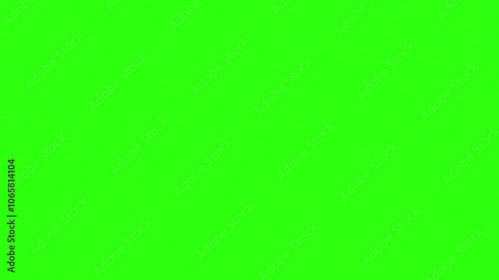 Glitch FX Retro VHS Overlay Effects with Screen Damage and Artifacts on Green Screen Background