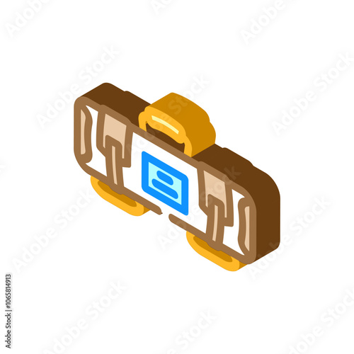 sandbag fitness tool isometric icon vector. sandbag fitness tool sign. isolated symbol illustration