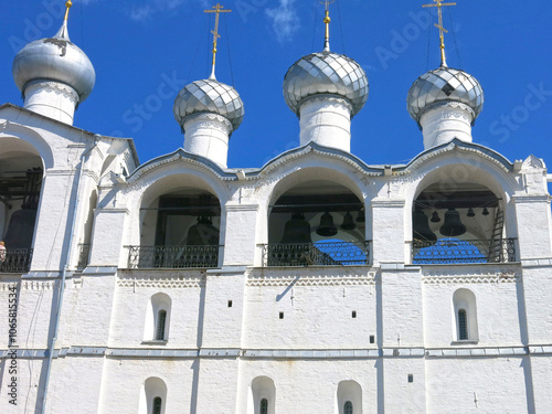 Kremlin religious churches in Rostov the Great photo