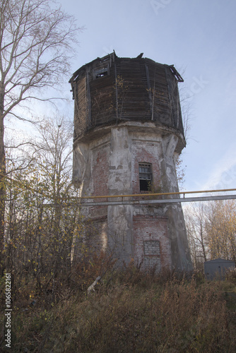 old steam tower