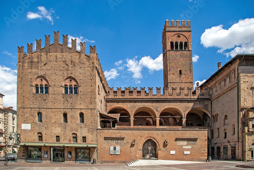 Obraz na płótnie Bologna, Italy - Re Enzo palace w salonie