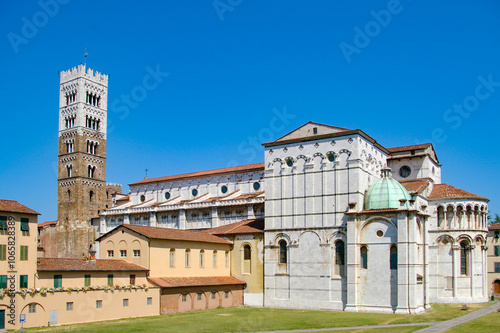 Obraz na płótnie Lucca, Tuscany, Italy w salonie