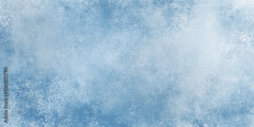 This abstract background features a frosty snow texture in beautiful shades of blue and white, creating a serene winter atmosphere that resonates with viewers and evokes a sense of calm