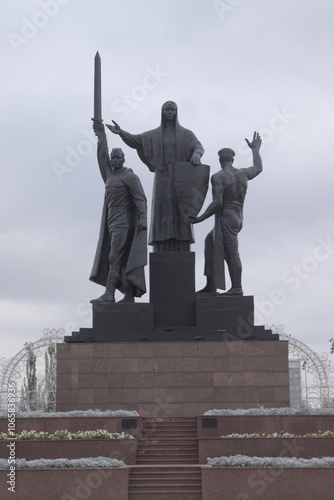 monument to motherland in Russia
