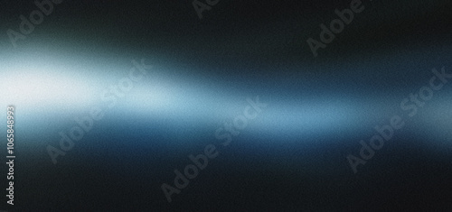 Abstract Dark and Blue Gradient with Light Glow and Subtle Grain Effect