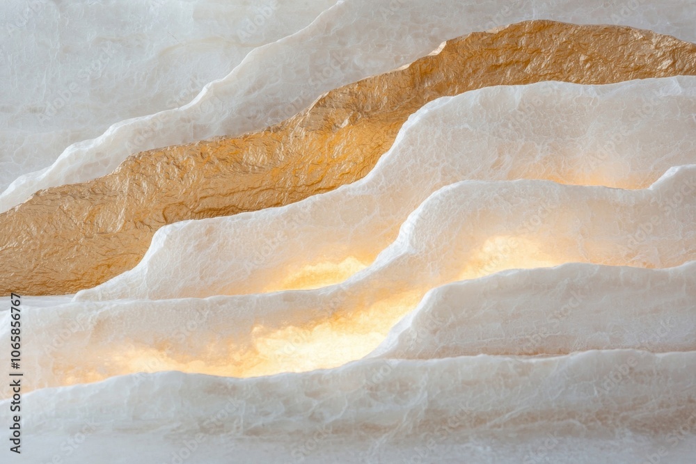 Obraz premium Textured stone surface with warm lighting